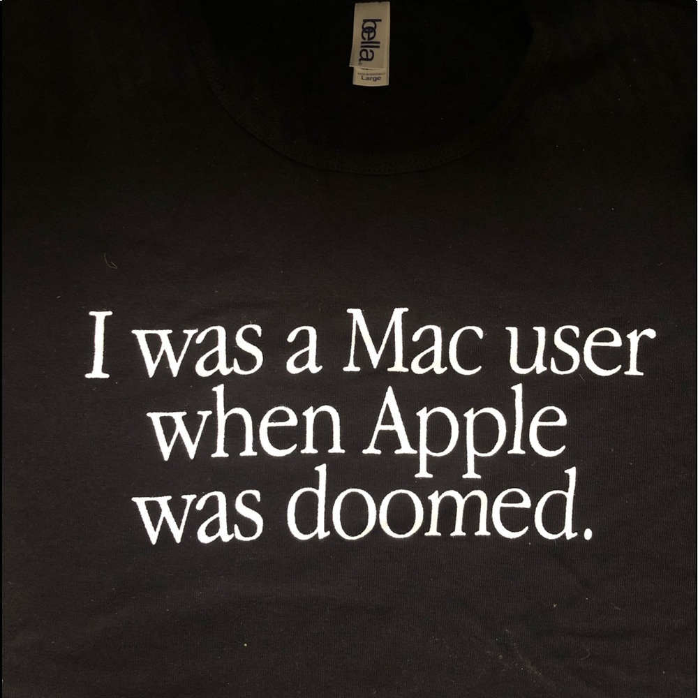 Apple Mac T Shirt Womens Large NEW